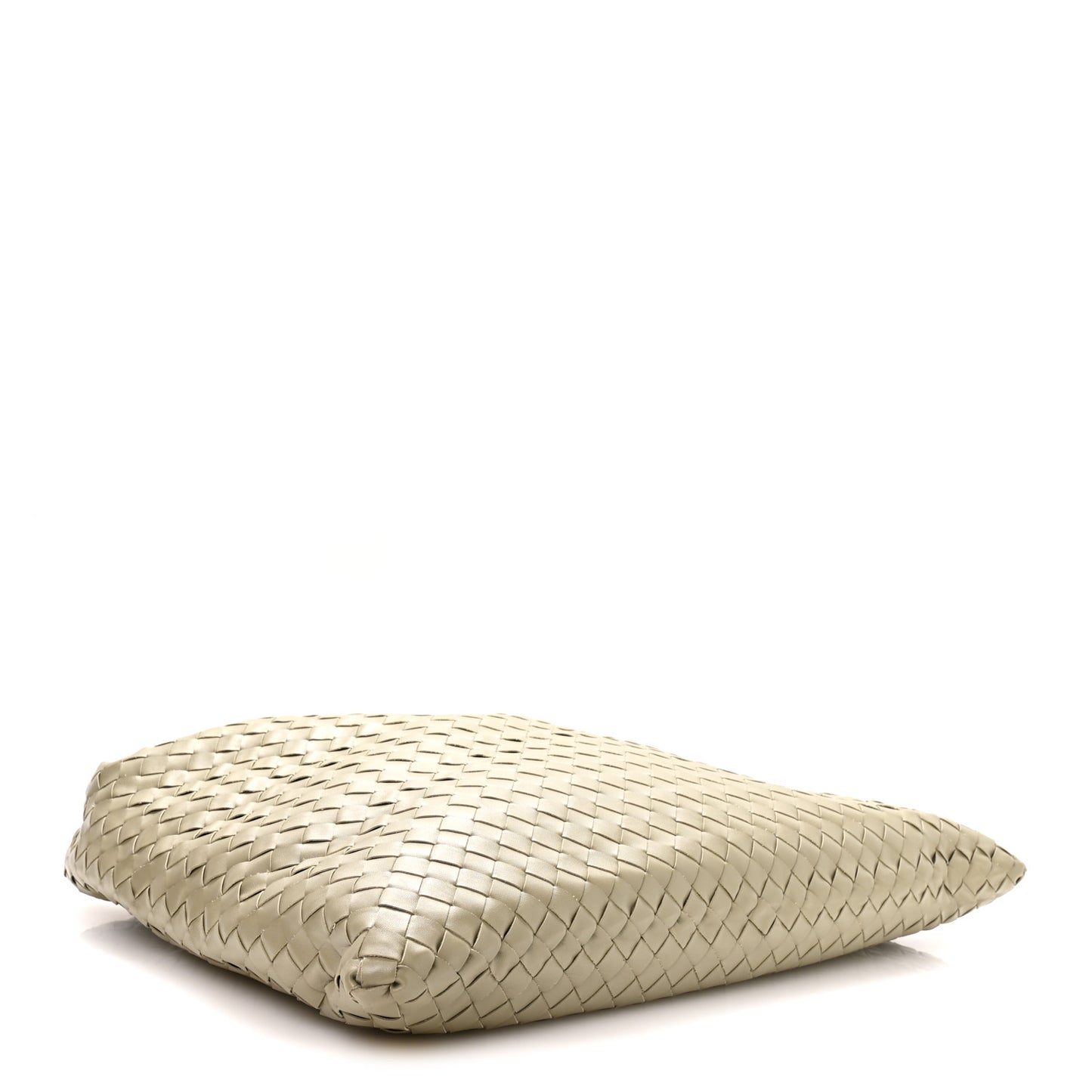 Calfskin Intrecciato Large Hop Travertine