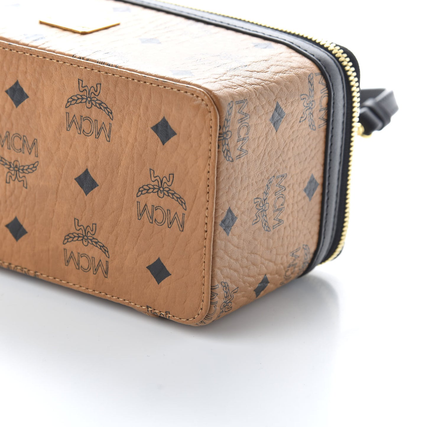 Visetos Vanity Case Cognac Black