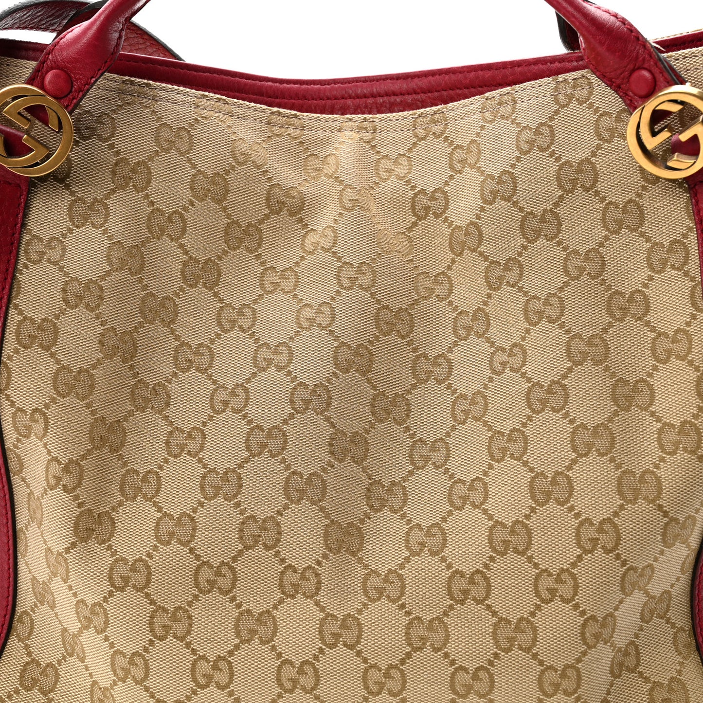 Monogram Medium Miss GG Top Handle Bag Dark Red