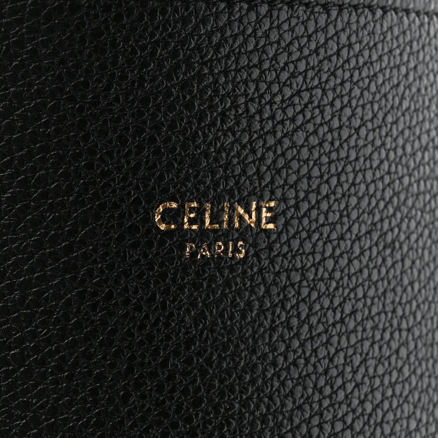 Soft Grained Calfskin Small Belt Cabas Phantom Black