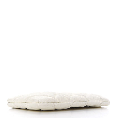 Chanel Caviar Quilted Small Cosmetic Case White 4 of 7