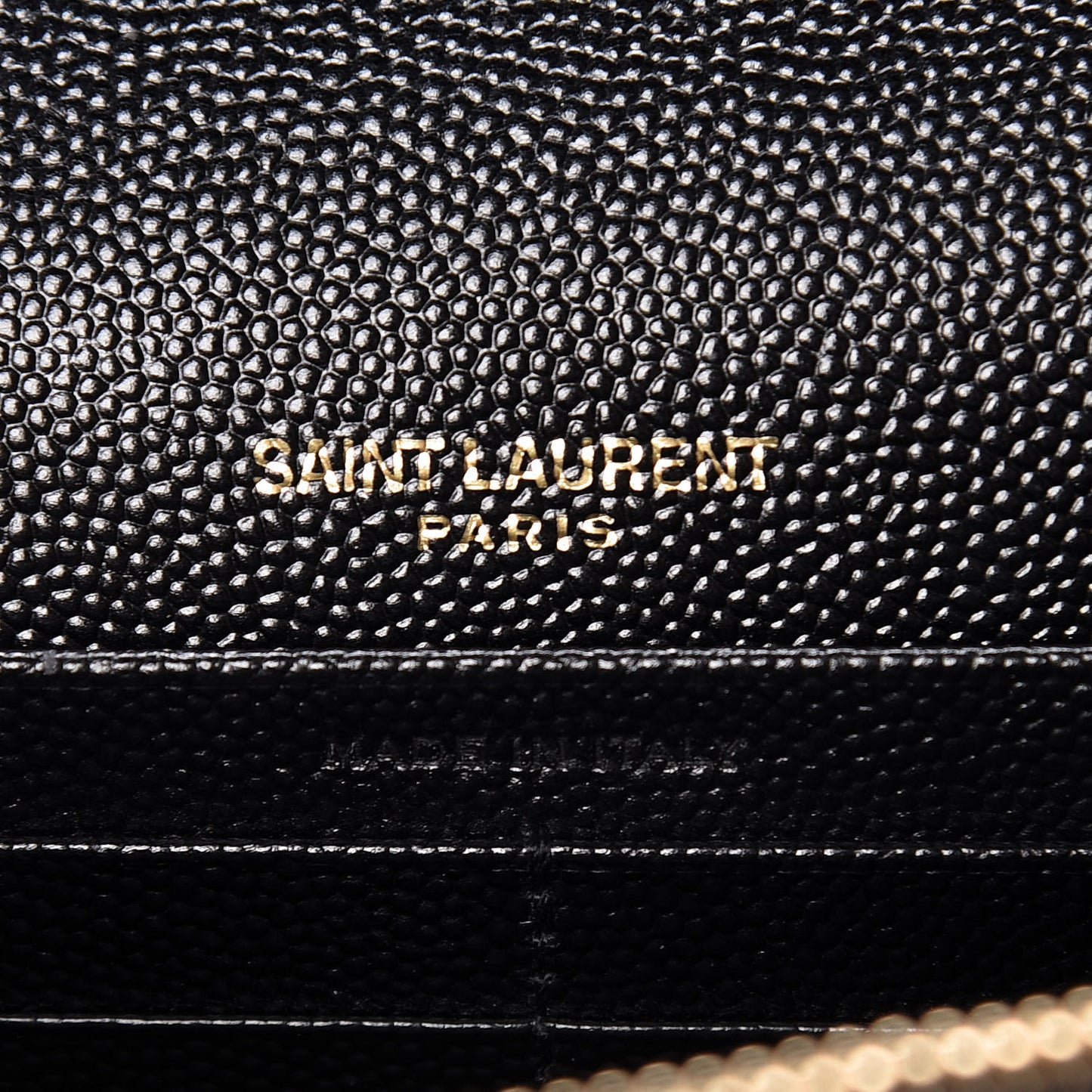 Grain De Poudre Small Classic Monogram Kate Tassel Chain Wallet Black