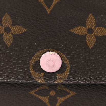 Louis Vuitton Monogram Emilie Wallet Rose Ballerine 8 of 8