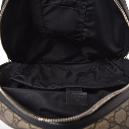 Gucci GG Supreme Monogram Web Dome Backpack Black 6 of 12
