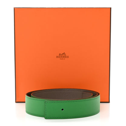 Hermes Epsom Swift 32mm Belt Strap 85 34 Bambou Etain 9 of 9