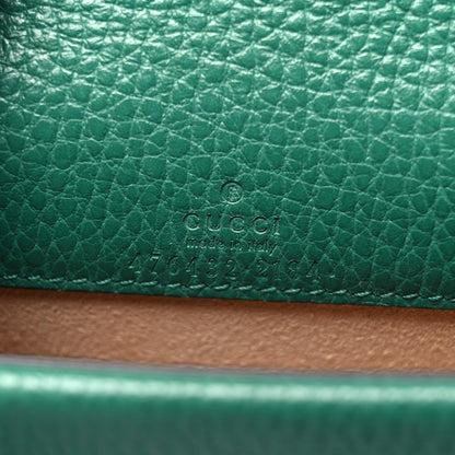 Gucci Calfskin Super Mini Dionysus Shoulder Bag Emerald 6 of 9