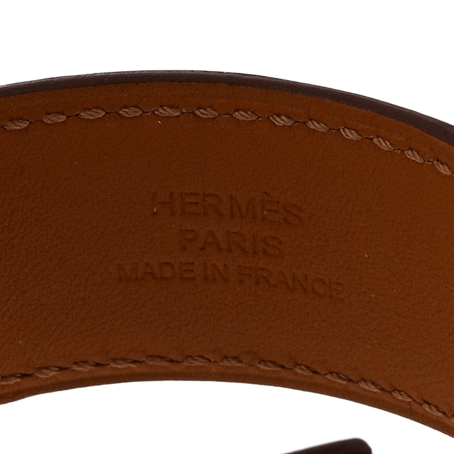Hermes Madame Calfskin Collier de Chien CDC 24 Bracelet T2 Gold 4 of 6