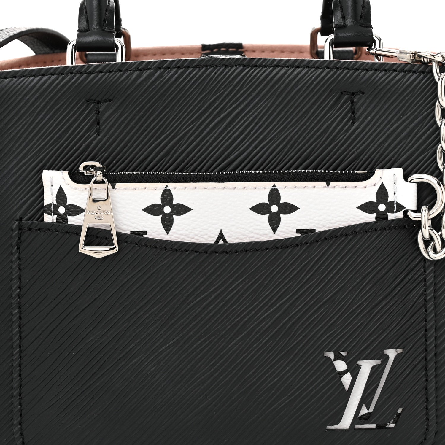 Louis Vuitton Epi Marelle BB Tote Black 8 of 12