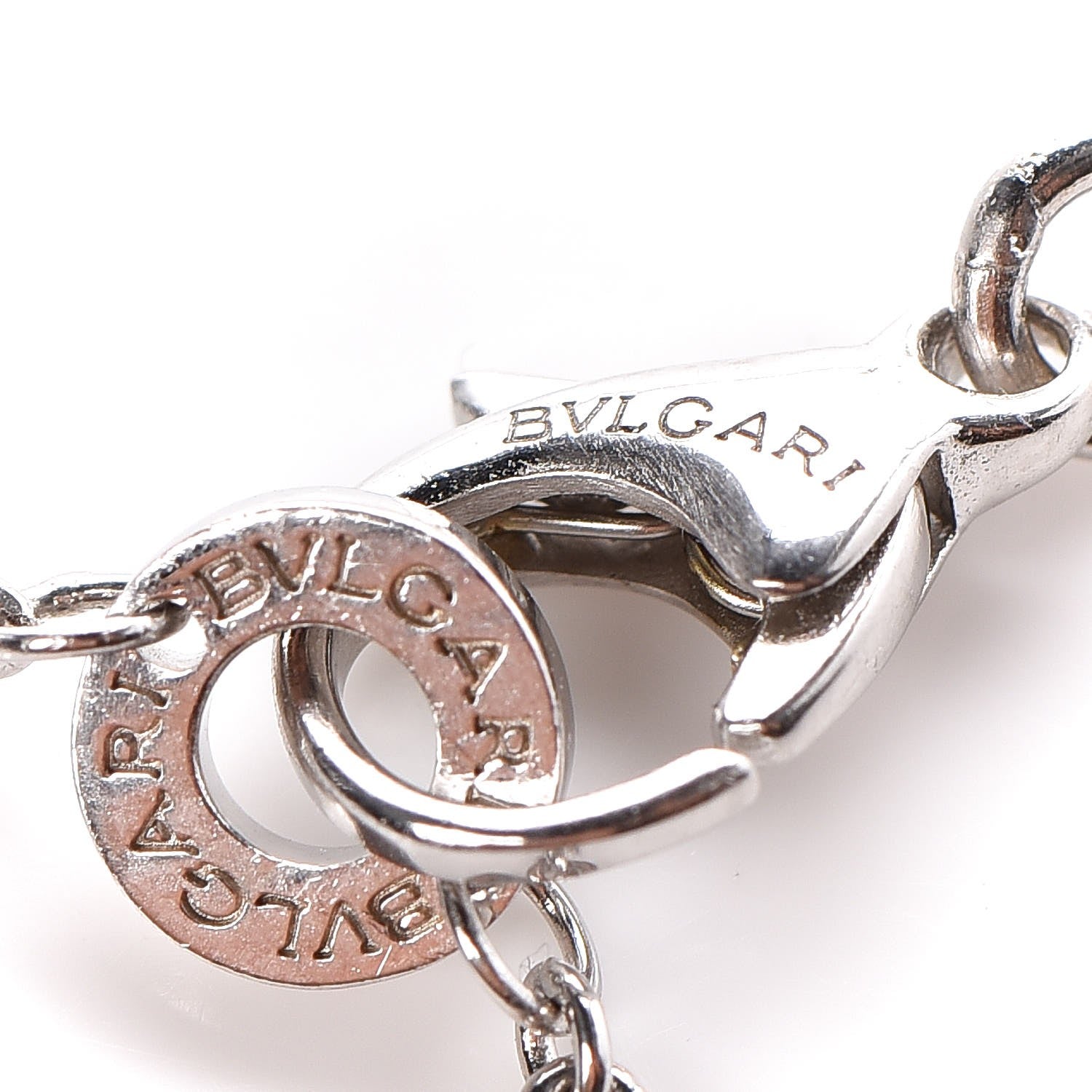 Bulgari Sterling Silver Ceramic Save The Children Pendant Necklace 5 of 5