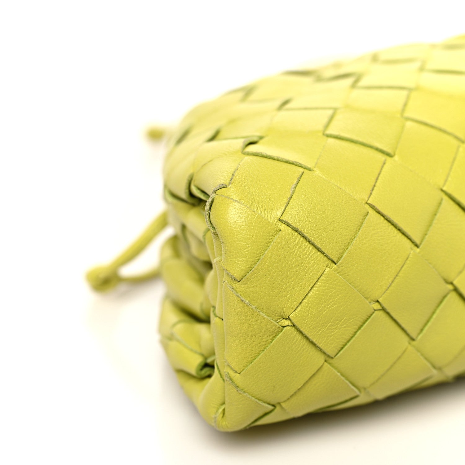 Bottega Veneta Nappa Intrecciato The Mini Pouch Kiwi 8 of 9