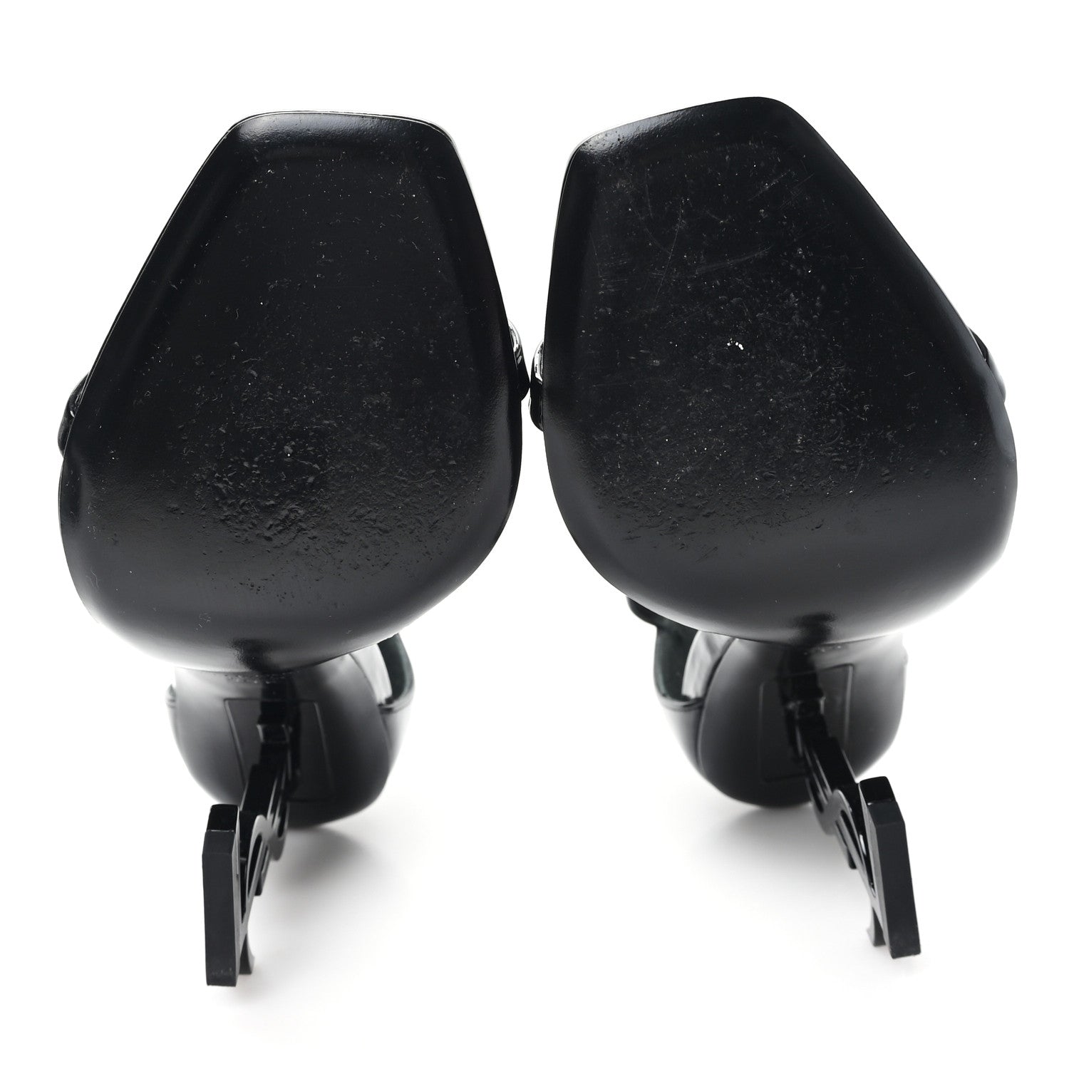 Saint Laurent Patent Calfskin Opyum 110 Sandals 36.5 Black 6 of 9