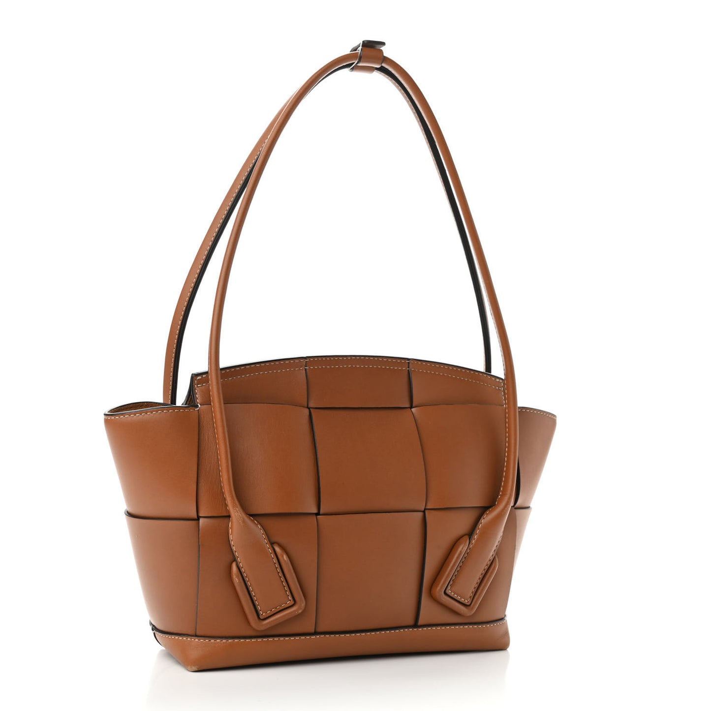 French Calfskin Maxi Intrecciato Arco 33 Wood