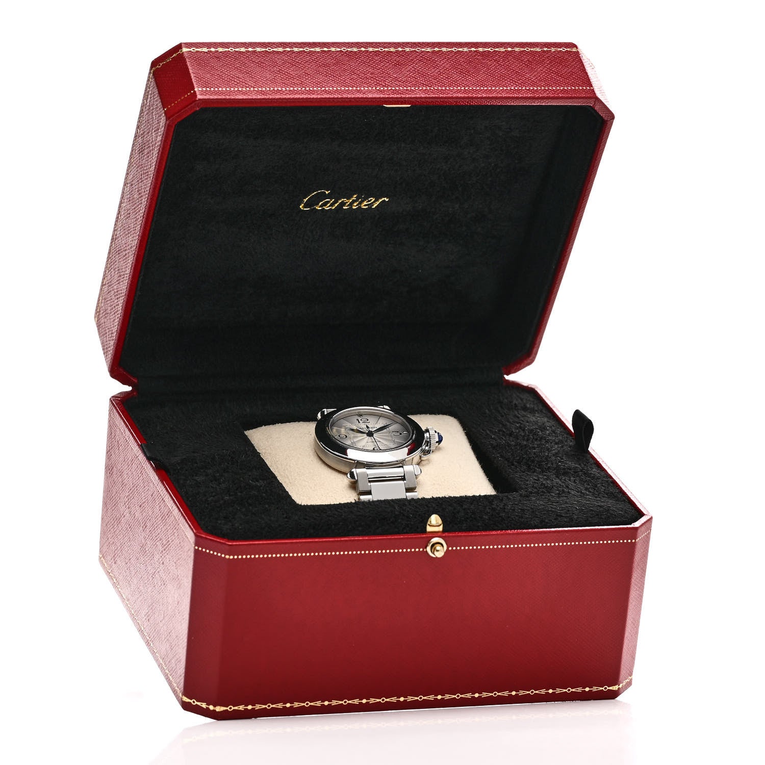 Cartier Stainless Steel 35mm Pasha C Automatic Watch Silver 5 of 5