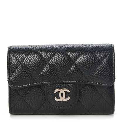 Chanel Caviar Quilted 4 Key Holder Black 1 of 9