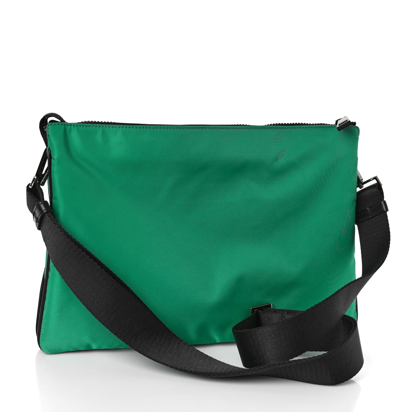 Nylon Palazzo Medusa Messenger Green