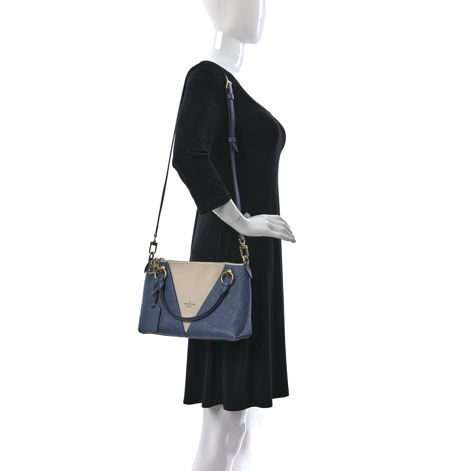 Louis Vuitton Empreinte V Tote BB Denim Creme 3 of 11