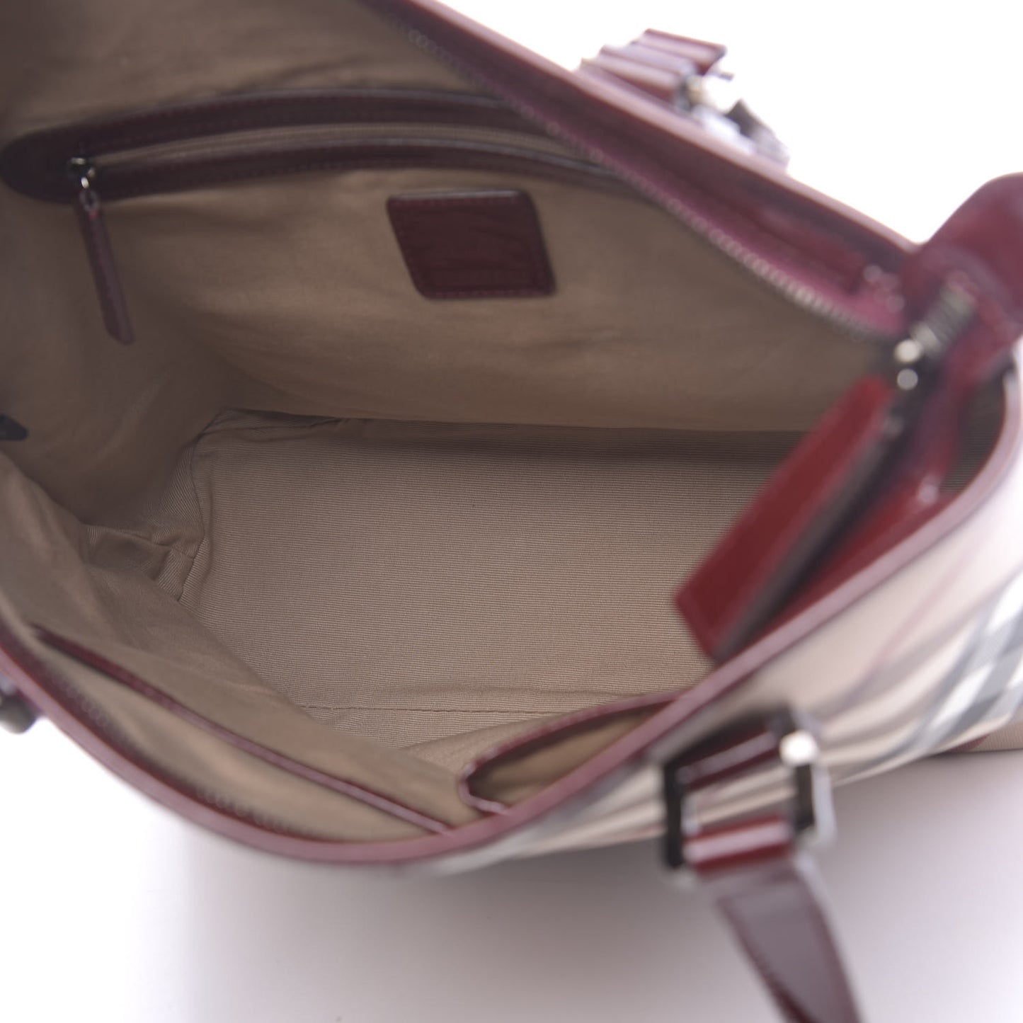 Supernova Check Regent Tote Berry Red