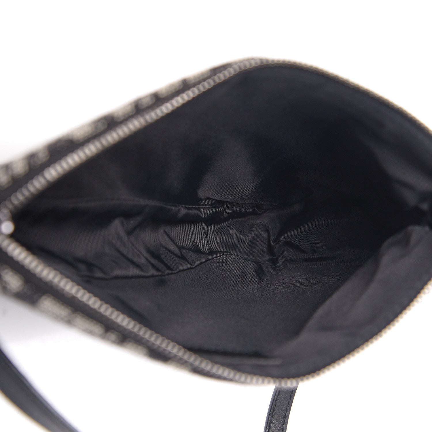 Christian Dior Monogram Mini Saddle Pochette Black 4 of 10