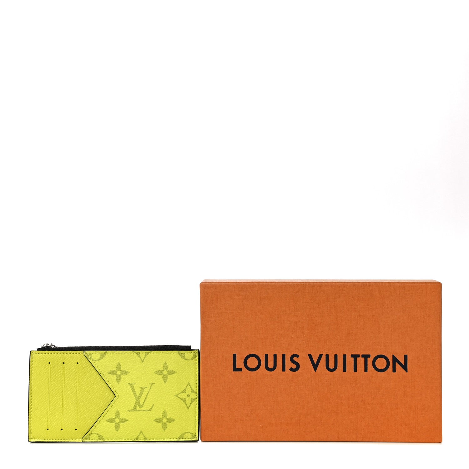 Louis Vuitton Monogram Taiga Coin Card Holder Yellow 10 of 10