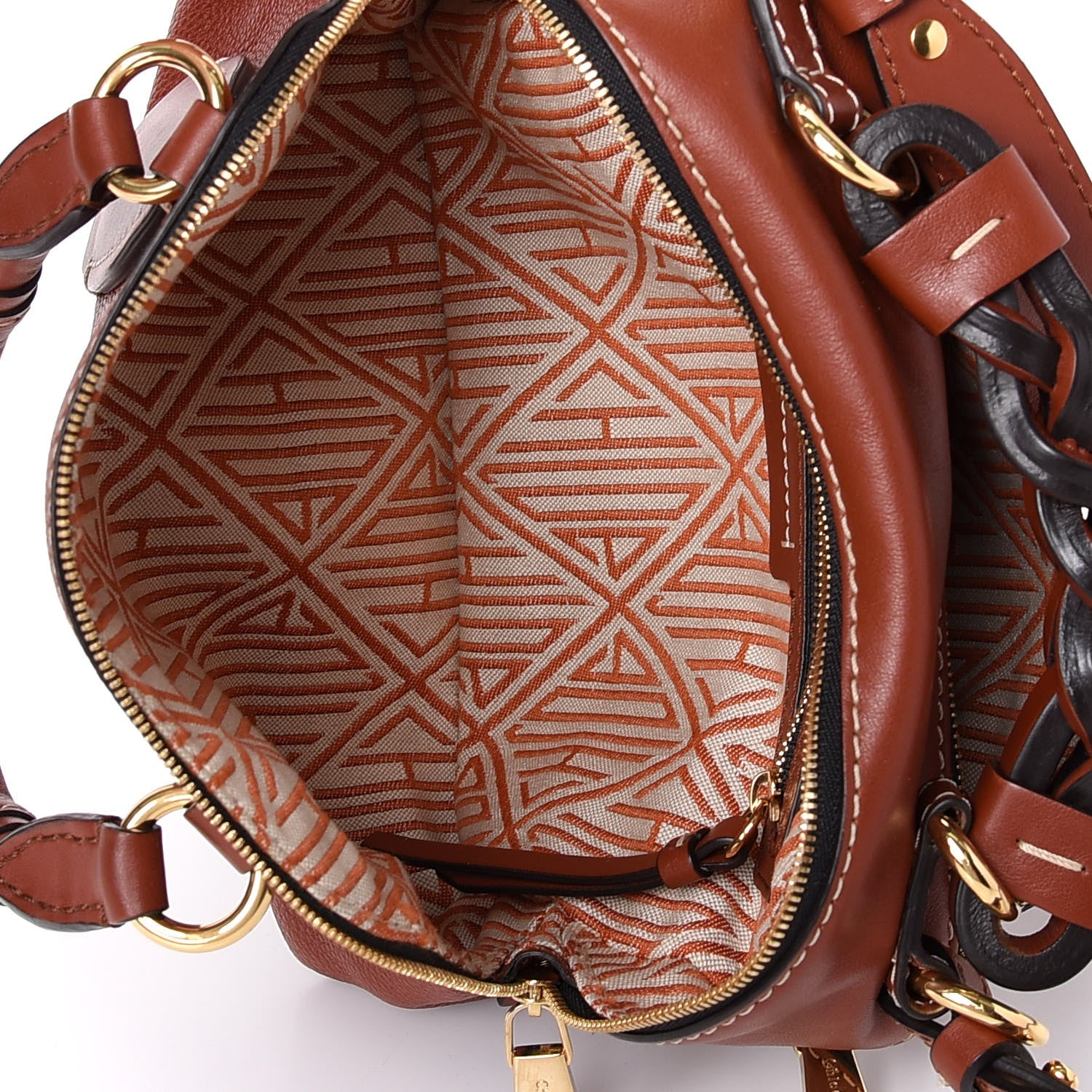 Chloe Calfskin Small Daria Sepia Brown 6 of 9