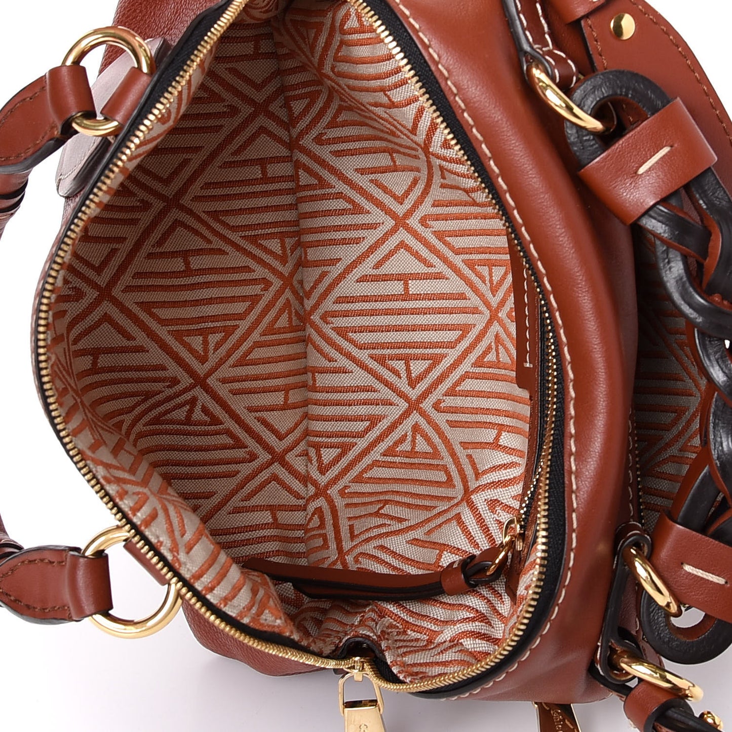 Calfskin Small Daria Sepia Brown