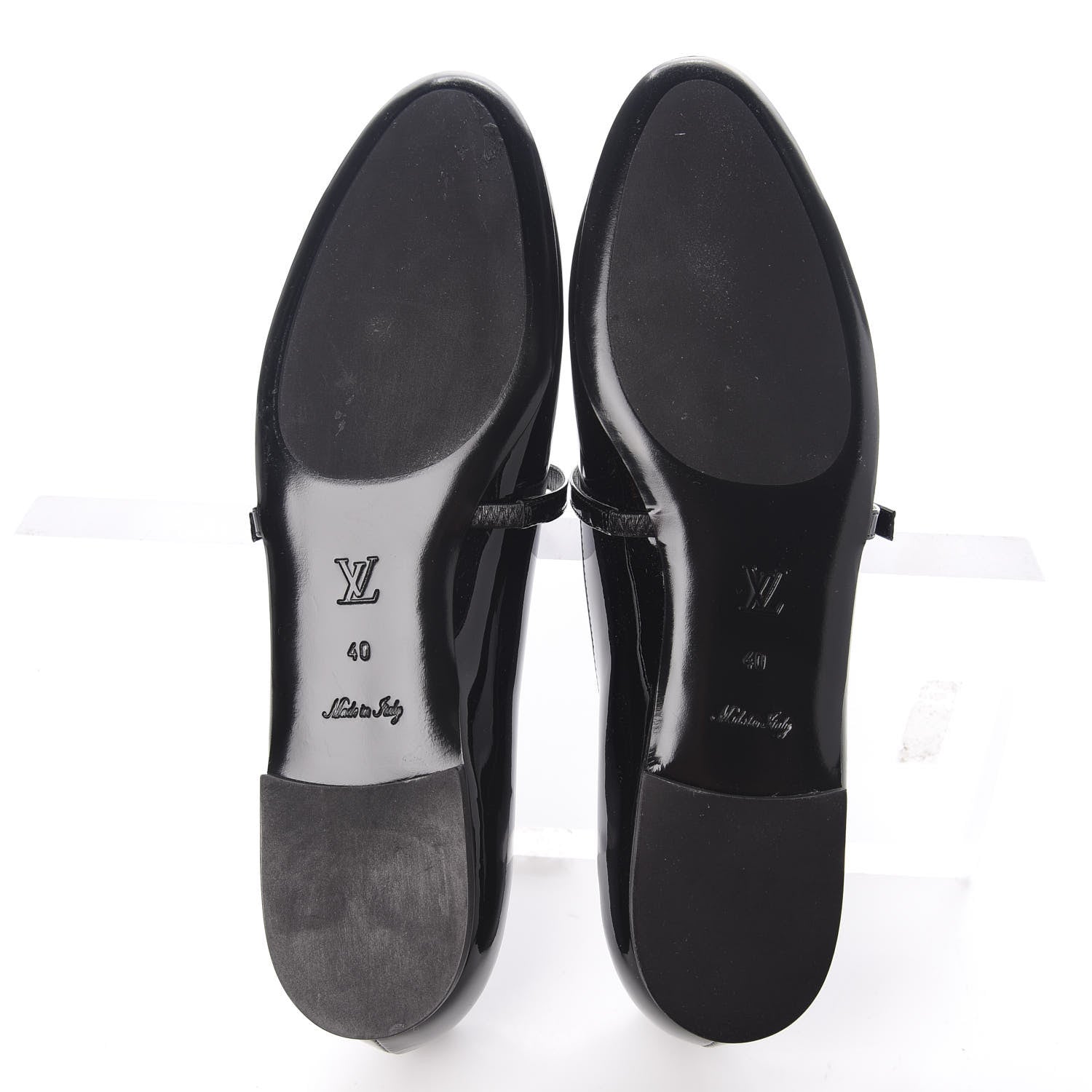 Louis Vuitton Patent Uniformes Ballerina Flat 40 Black 5 of 8