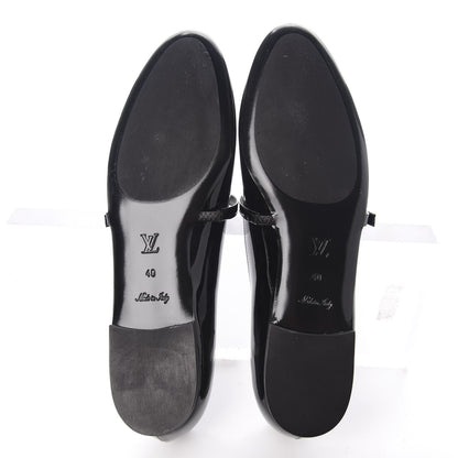 Louis Vuitton Patent Uniformes Ballerina Flat 40 Black 5 of 8