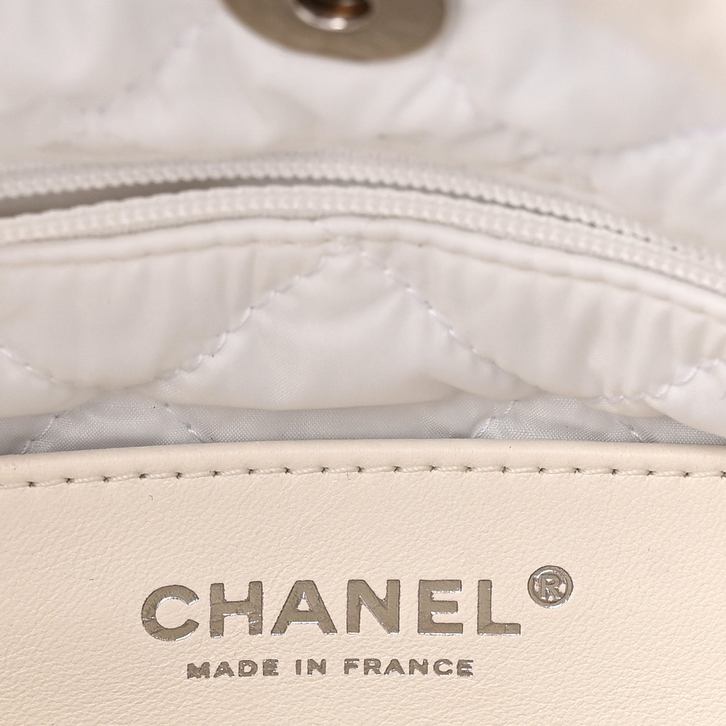 Shearling Coco Neige Backpack White