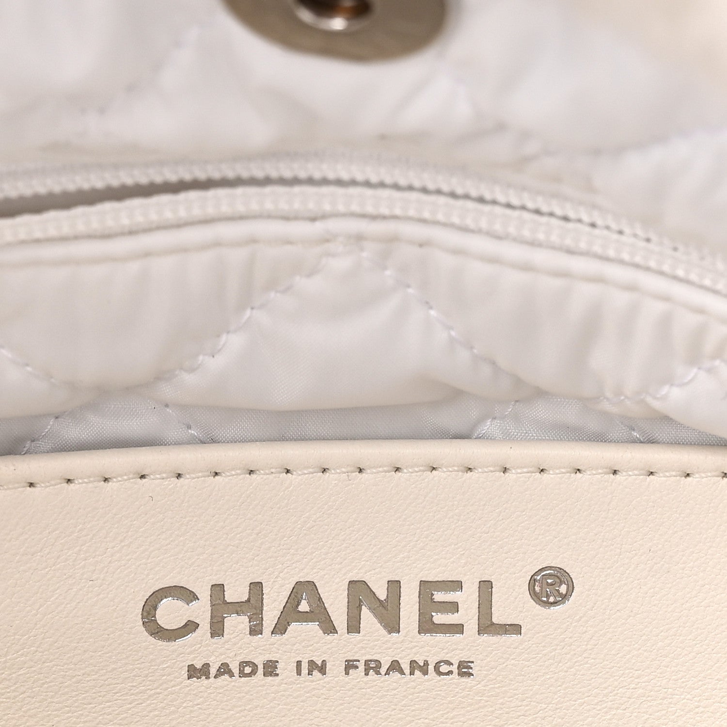Chanel Shearling Coco Neige Backpack White 6 of 10