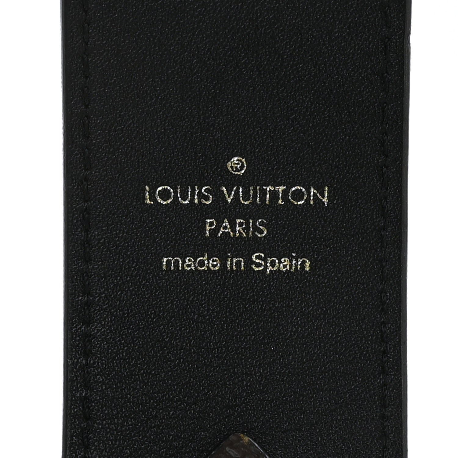 Louis Vuitton Monogram Bandouliere Shoulder Strap Black 3 of 6