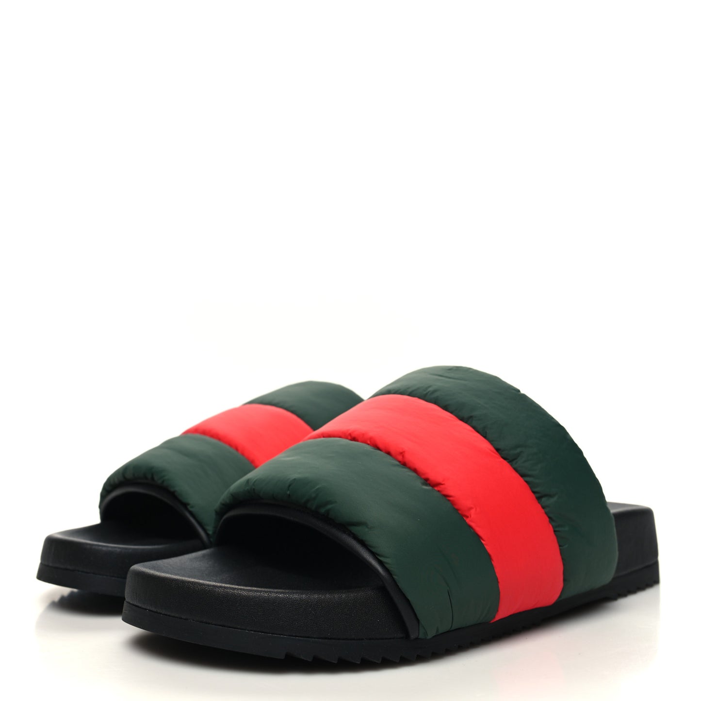 Nylon Web Mens Slide Sandals 11 Black Green Red
