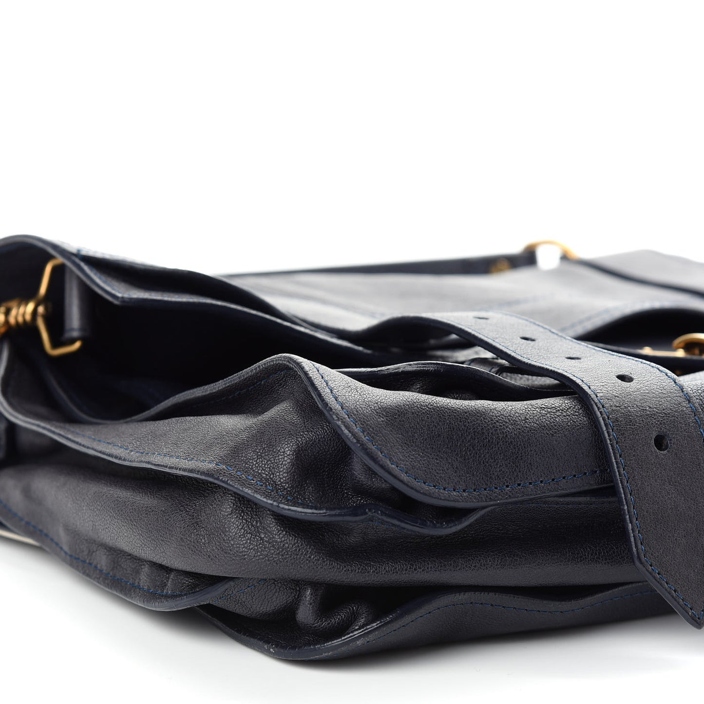 Lambskin Large PS1 Satchel Midnight