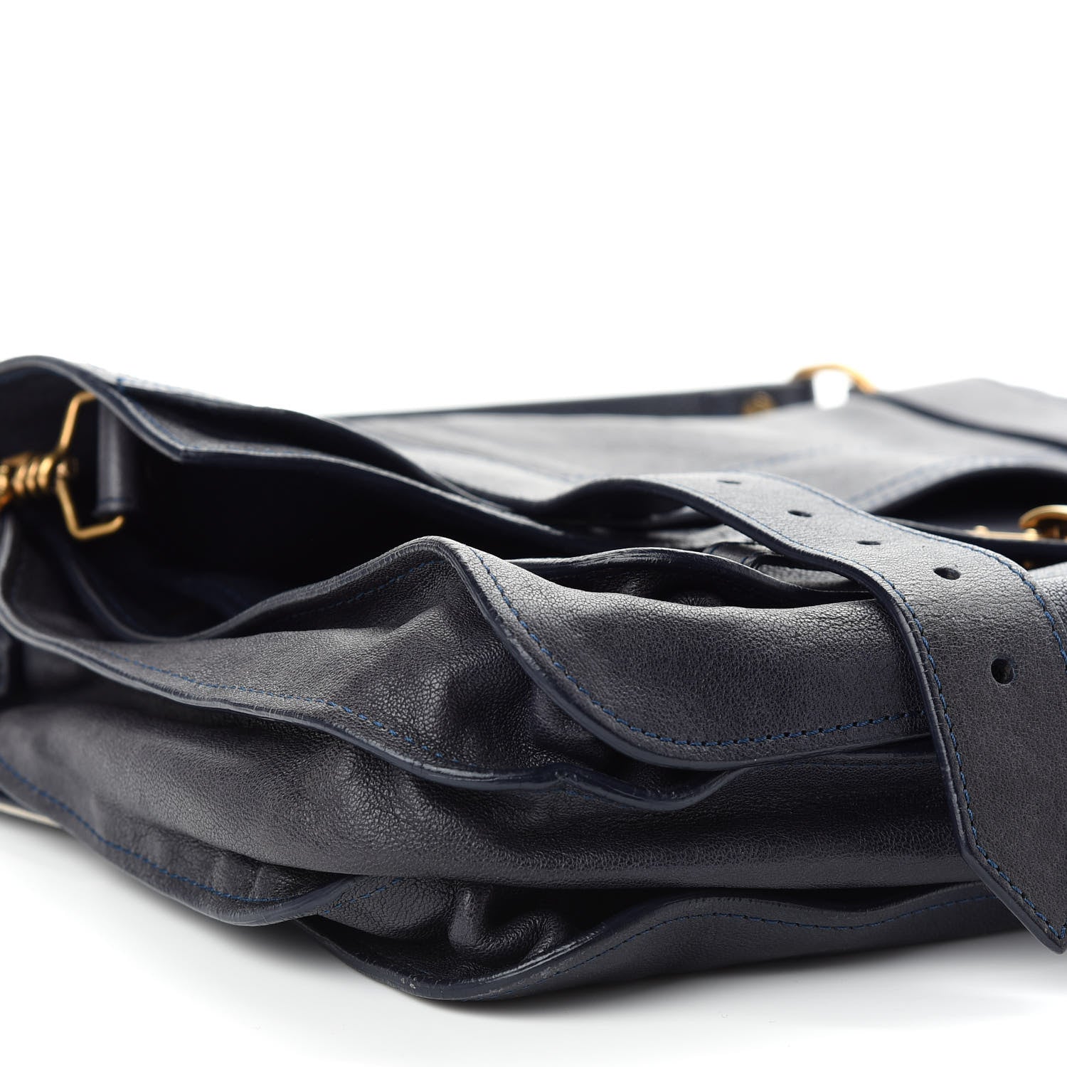 Proenza Schouler Lambskin Large PS1 Satchel Midnight 9 of 10