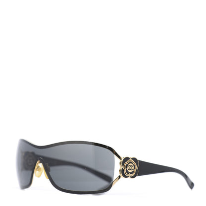 Chanel Camellia CC Sunglasses 4164 Black 1 of 6