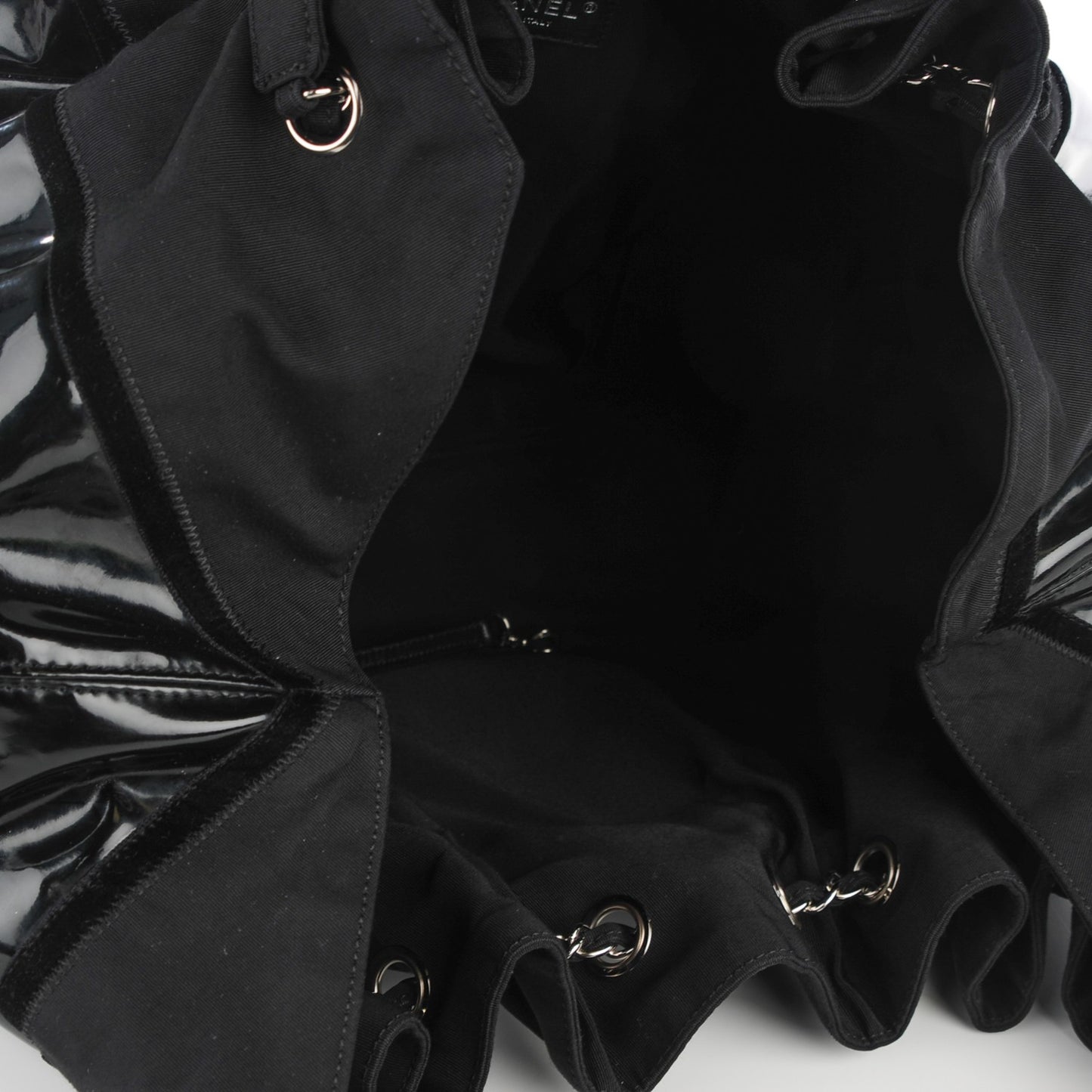 Vinyl Large Stretch Spirit Cabas Black