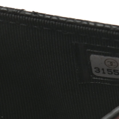 Chanel Caviar Quilted Flap Card Holder Wallet Black 8 of 9