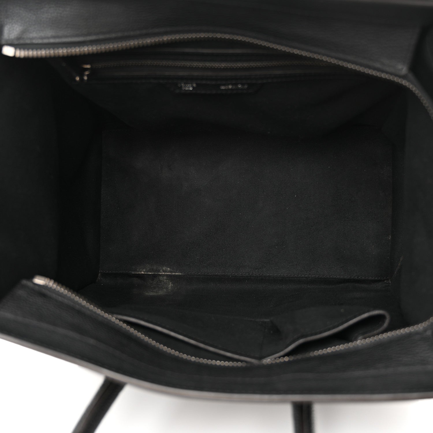Celine Drummed Calfskin Mini Luggage Black 5 of 19