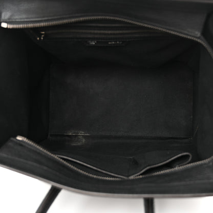 Celine Drummed Calfskin Mini Luggage Black 5 of 19