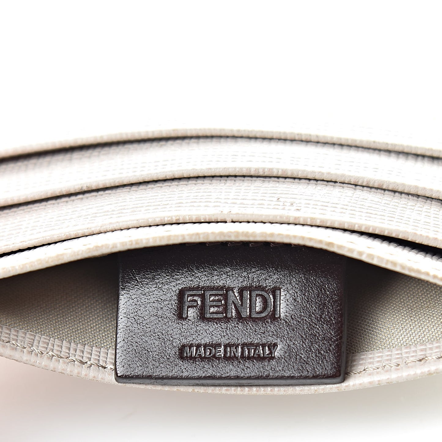 Vitello Elite Flowerland Card Holder Grigio Polvere