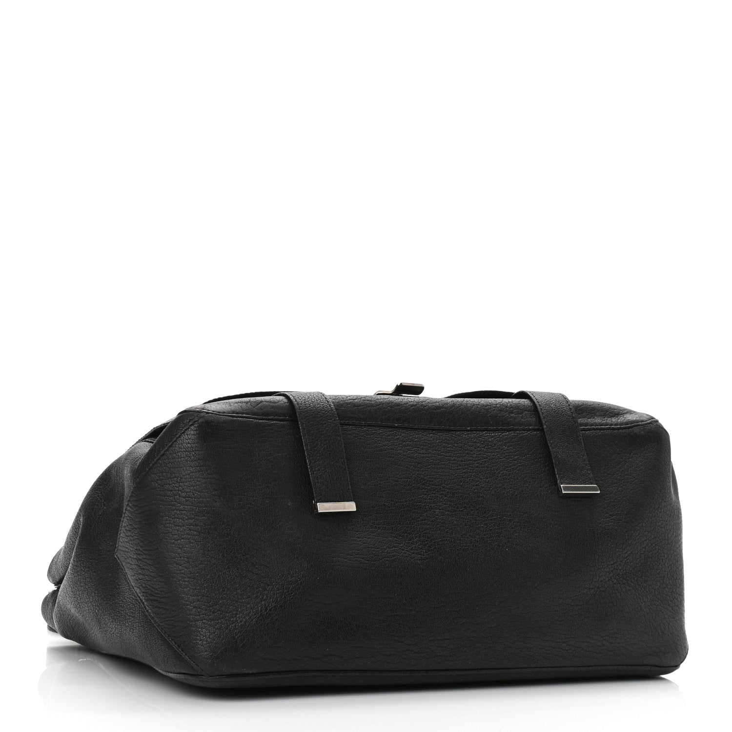 Proenza Schouler Calfskin Lizard Embossed Large Courier Bag Black 4 of 9
