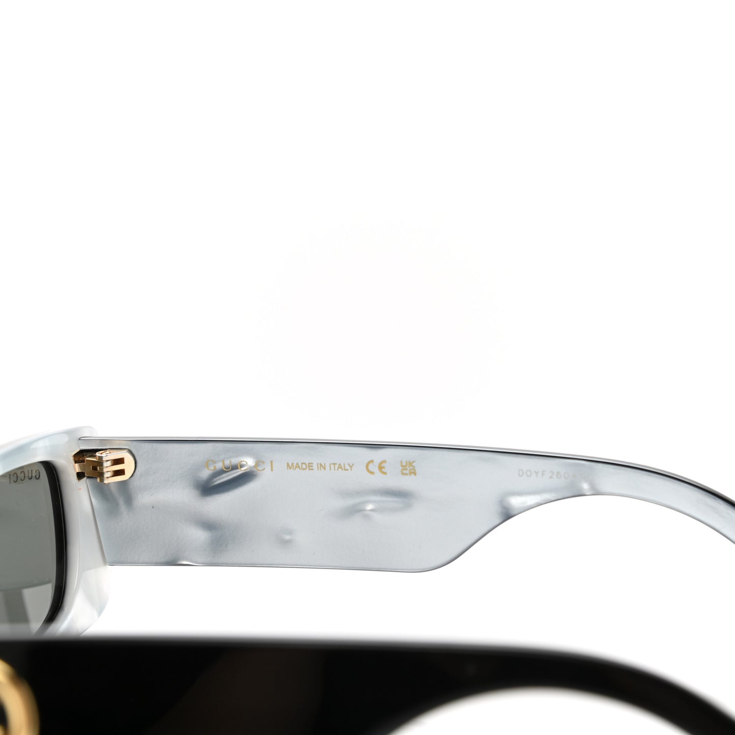 Acetate Rectangular Sunglasses GG0516S Black