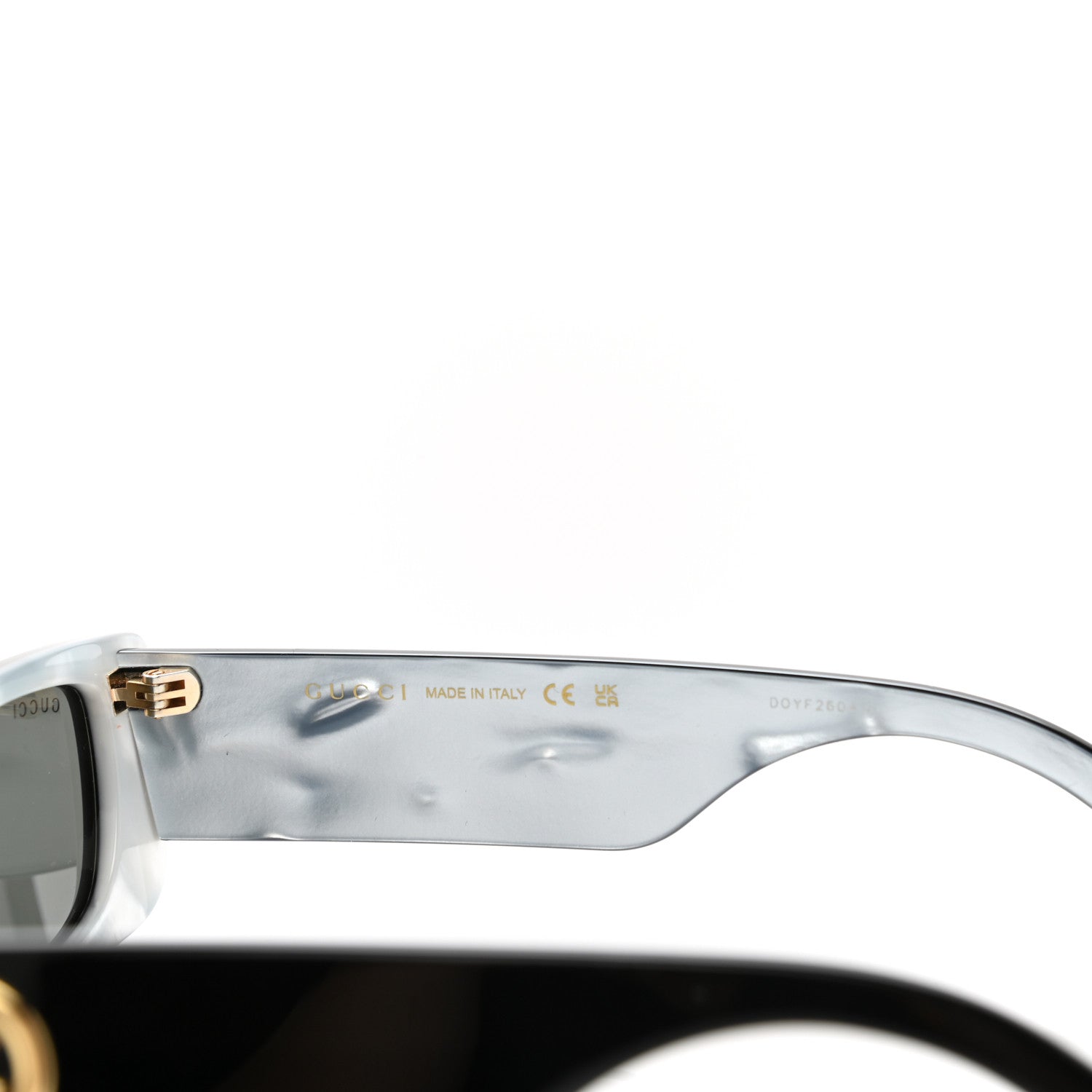 Gucci Acetate Rectangular Sunglasses GG0516S Black 5 of 8