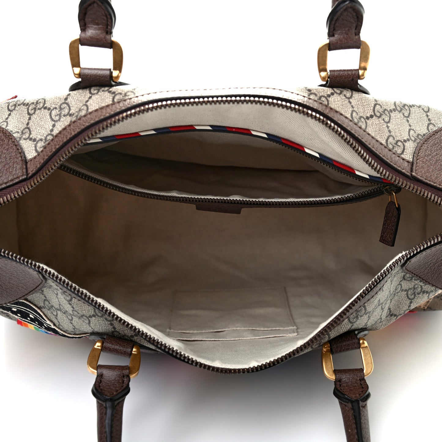 Soft GG Supreme Monogram Courrier Medium Duffle Bag Beige New Acero Multicolor