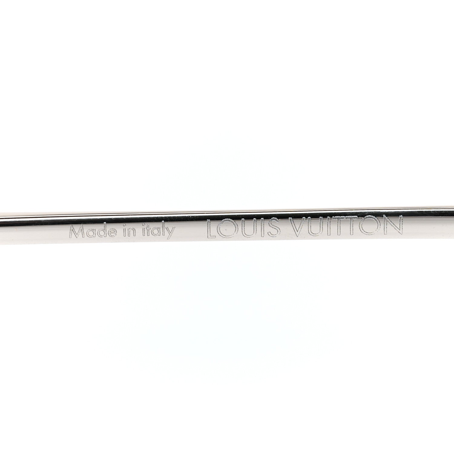 Louis Vuitton Metal Monogram Clockwise Sunglasses Z1595E Silver Black 5 of 7