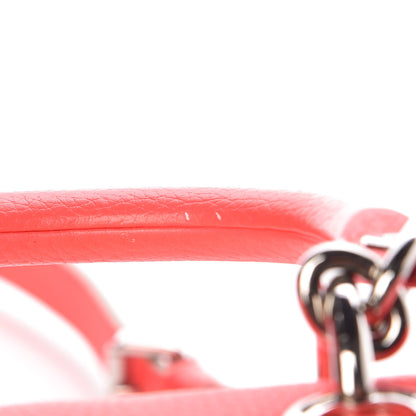 Christian Dior Bullcalf Mini Be Dior Satchel Fluorescent Goji Pink 10 of 19