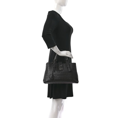 Bottega Veneta Light Calf Intrecciato Small Roma Brown 2 of 17