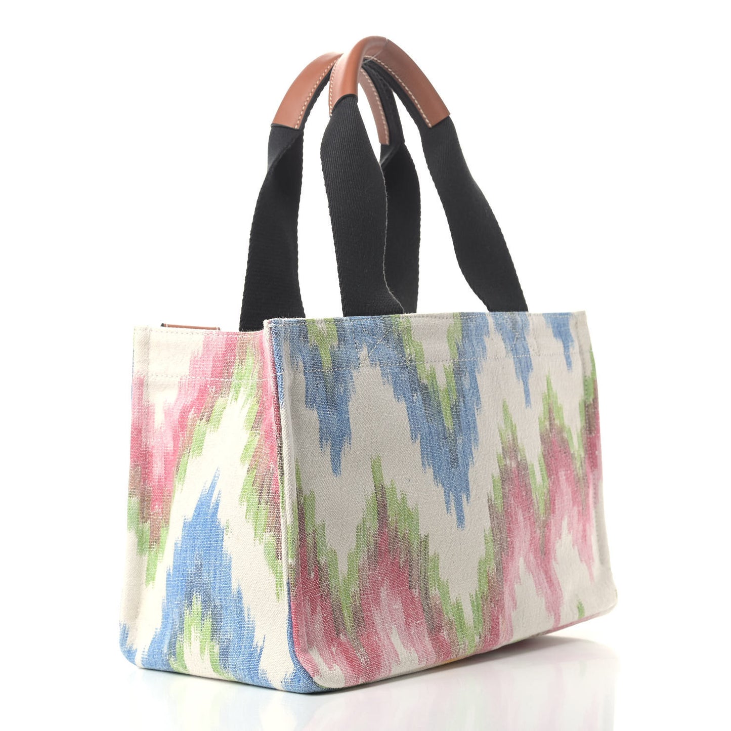 Canvas Beaded Paula Beach Tote Multicolor