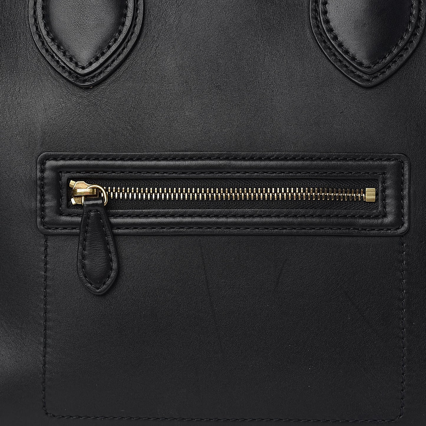 Smooth Calfskin Large Luggage Black