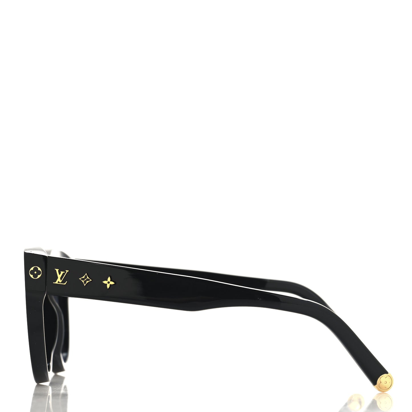 Acetate My Monogram Square Sunglasses Z1526W Black