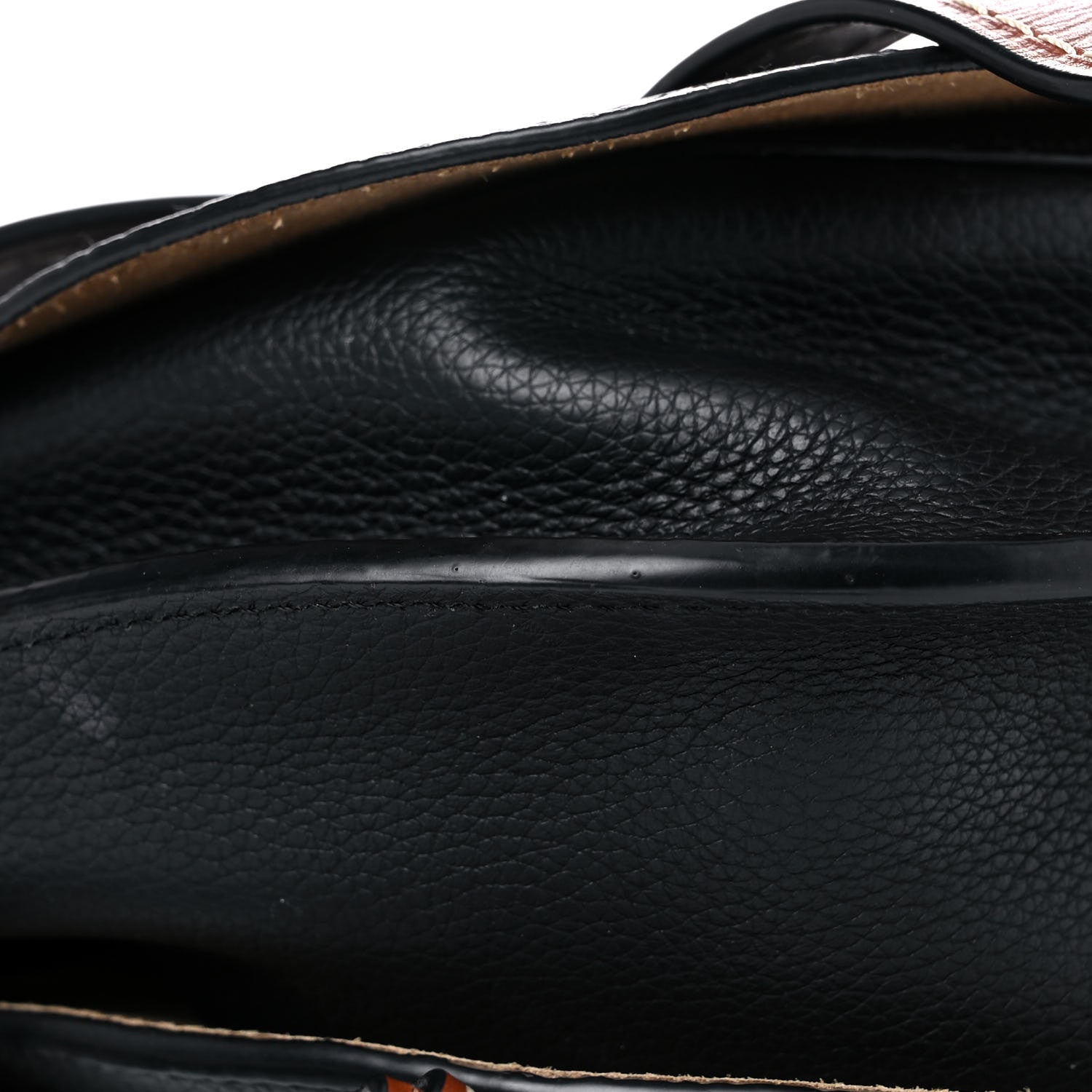 Loewe Grained Calfskin Small Gate Crossbody Bag Pecan Black 7 of 14